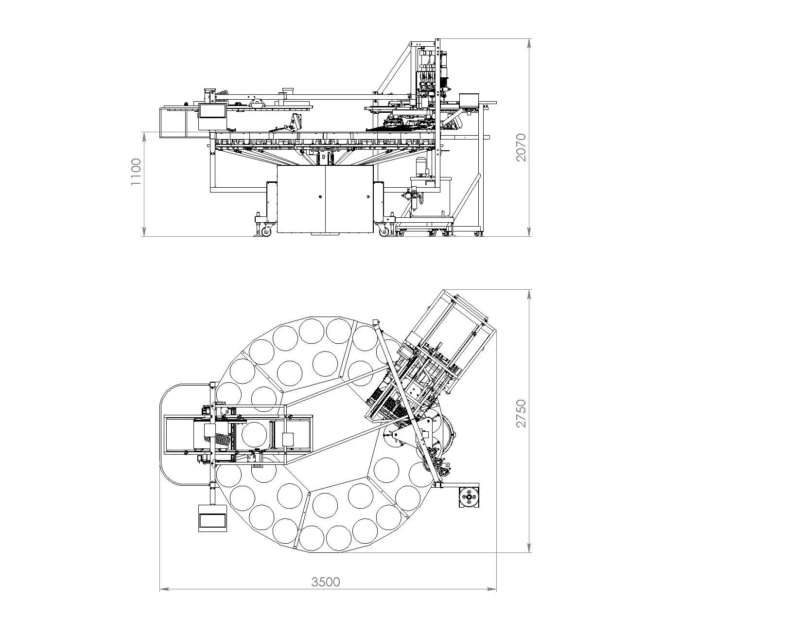 Аппарат для изготовления блинов БЛК-1200 ОПТИ