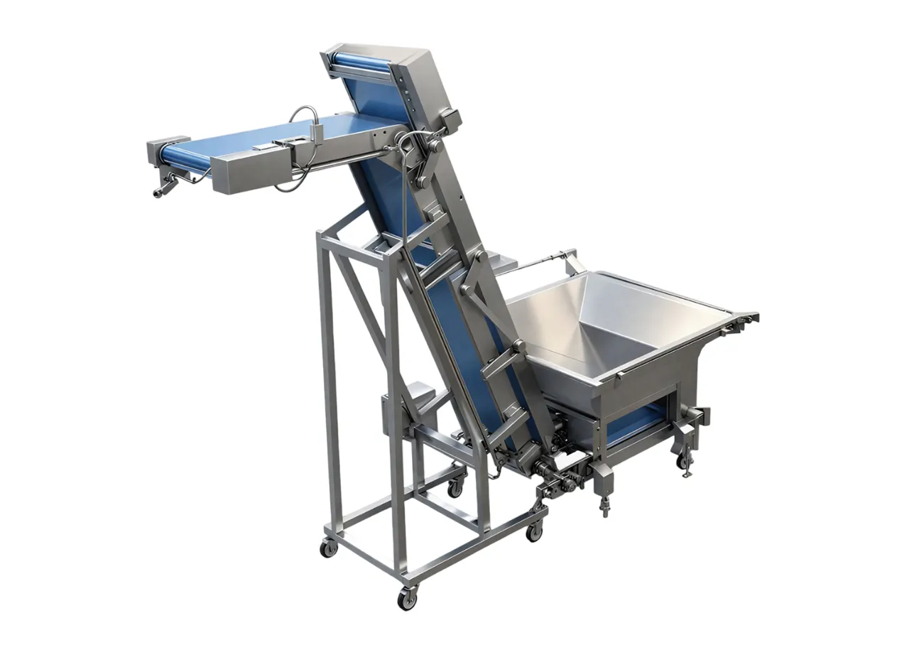 Делитель теста с вертикальным транспортером