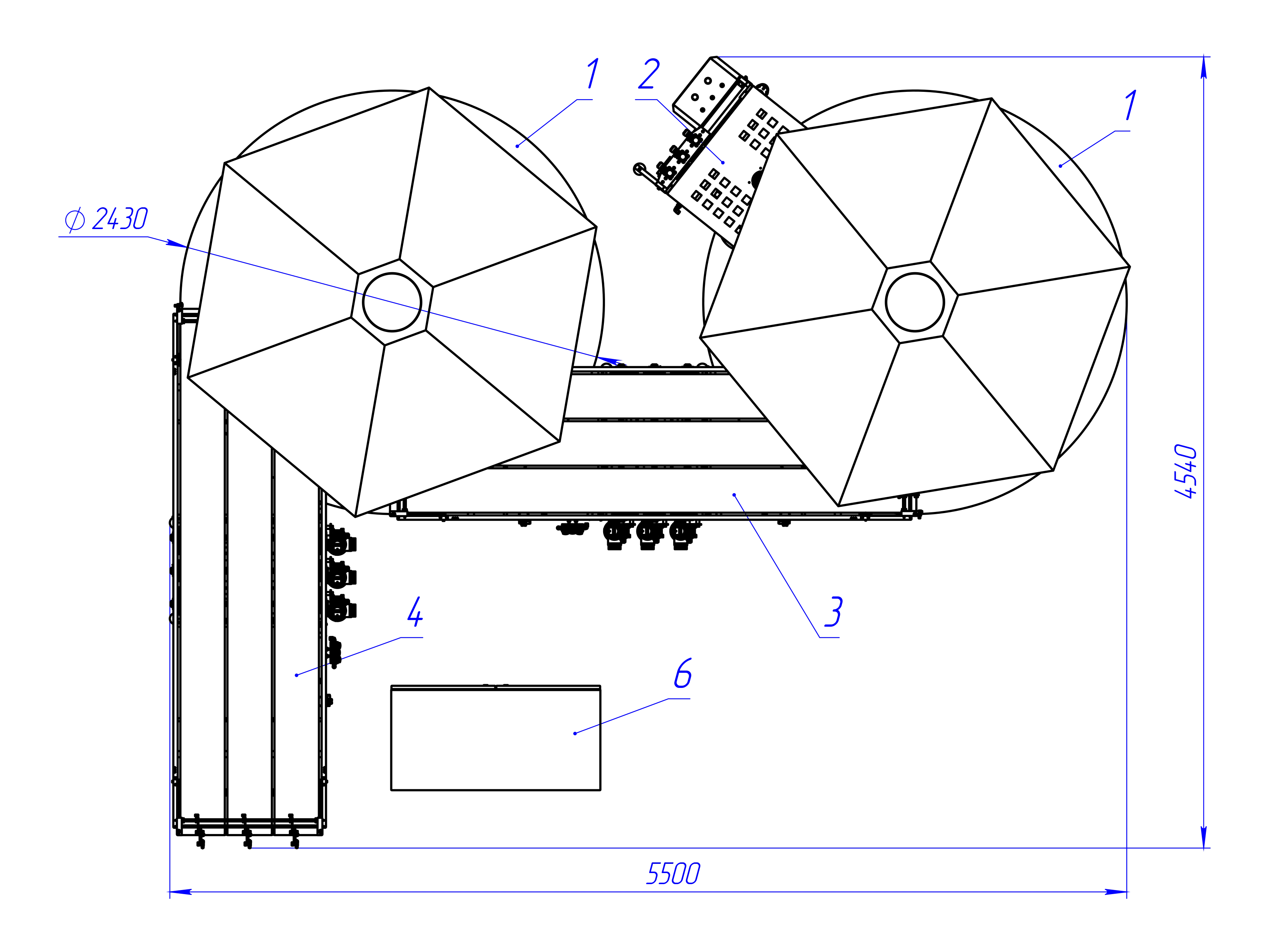 Автоматизированная линия по производству блинов, оладий, сырников БЛК-3000